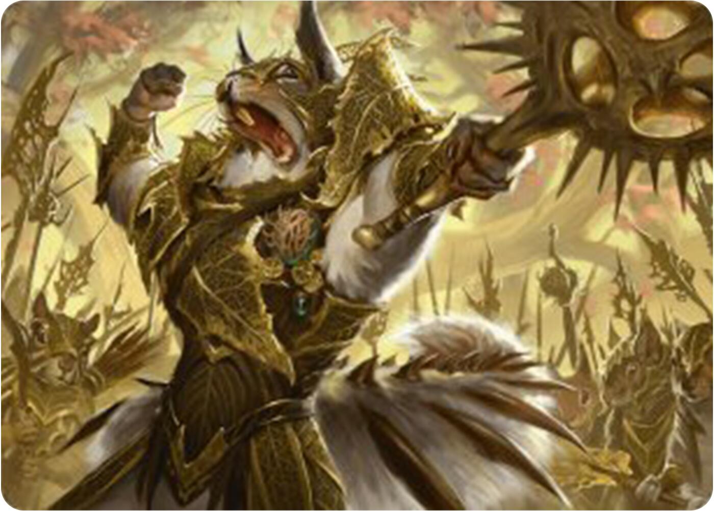 Honored Dreyleader Art Card [Bloomburrow Art Series] Foil