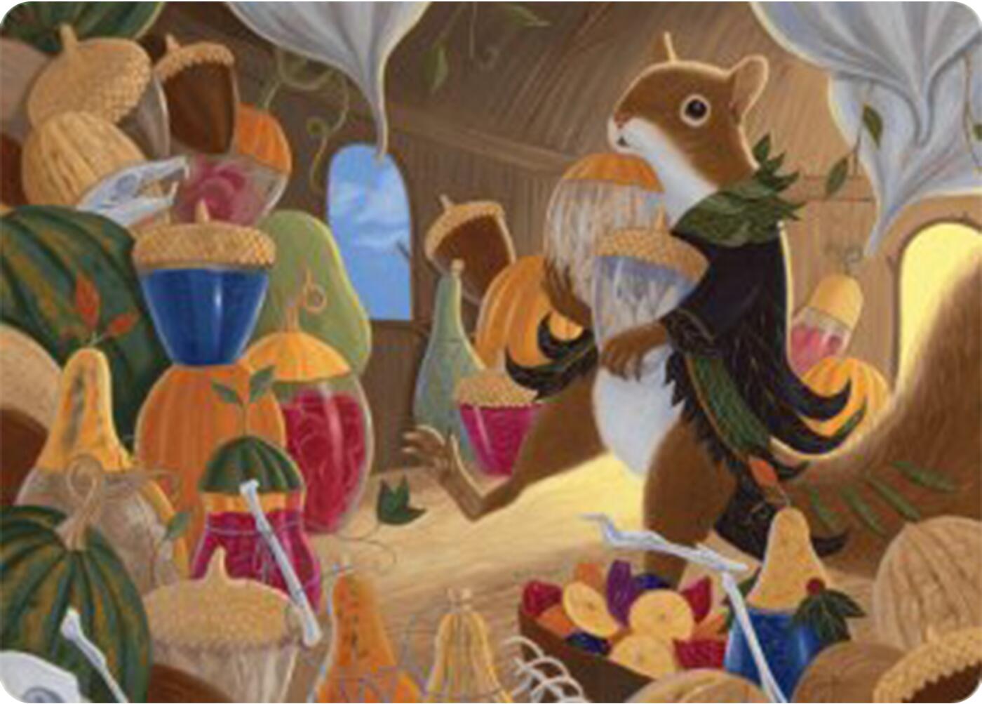 Stocking the Pantry Art Card [Bloomburrow Art Series] Foil