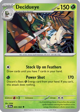 Decidueye 005/064 - SV Shrouded Fable