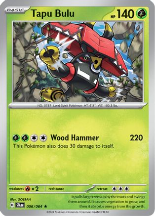 Tapu Bulu 006/064 - SV Shrouded Fable Reverse Holofoil