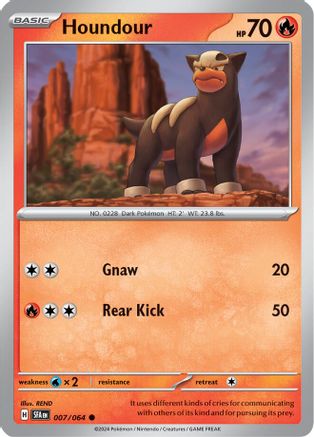 Houndour 007/064 - SV Shrouded Fable Reverse Holofoil
