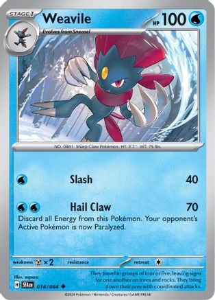 Weavile 014/064 - SV Shrouded Fable