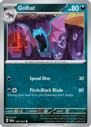 Golbat 028/064 - SV Shrouded Fable