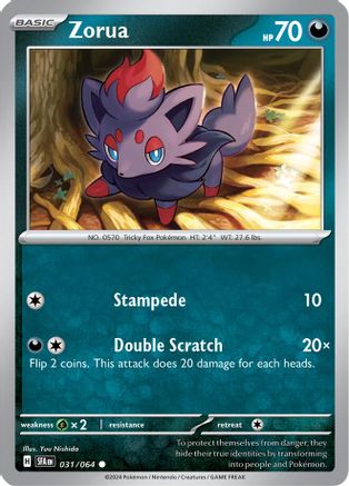 Zorua [31] (SV: Shrouded Fable)