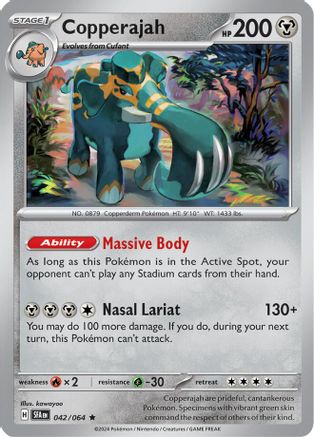 Copperajah 042/064 - SV Shrouded Fable Holofoil