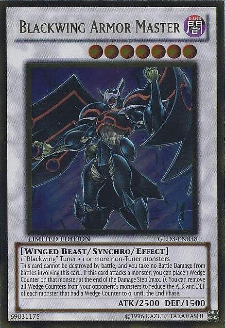 Blackwing Armor Master [GLD3-EN038] Gold Rare - Josh's Cards