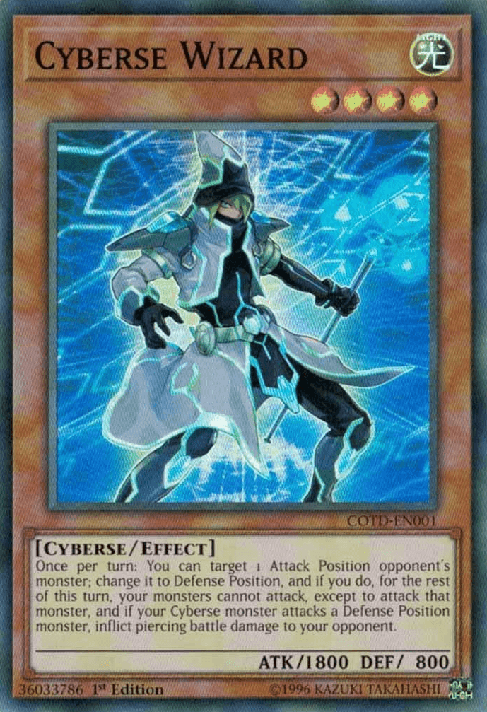 Cyberse Wizard [COTD-EN001] Super Rare - Josh's Cards