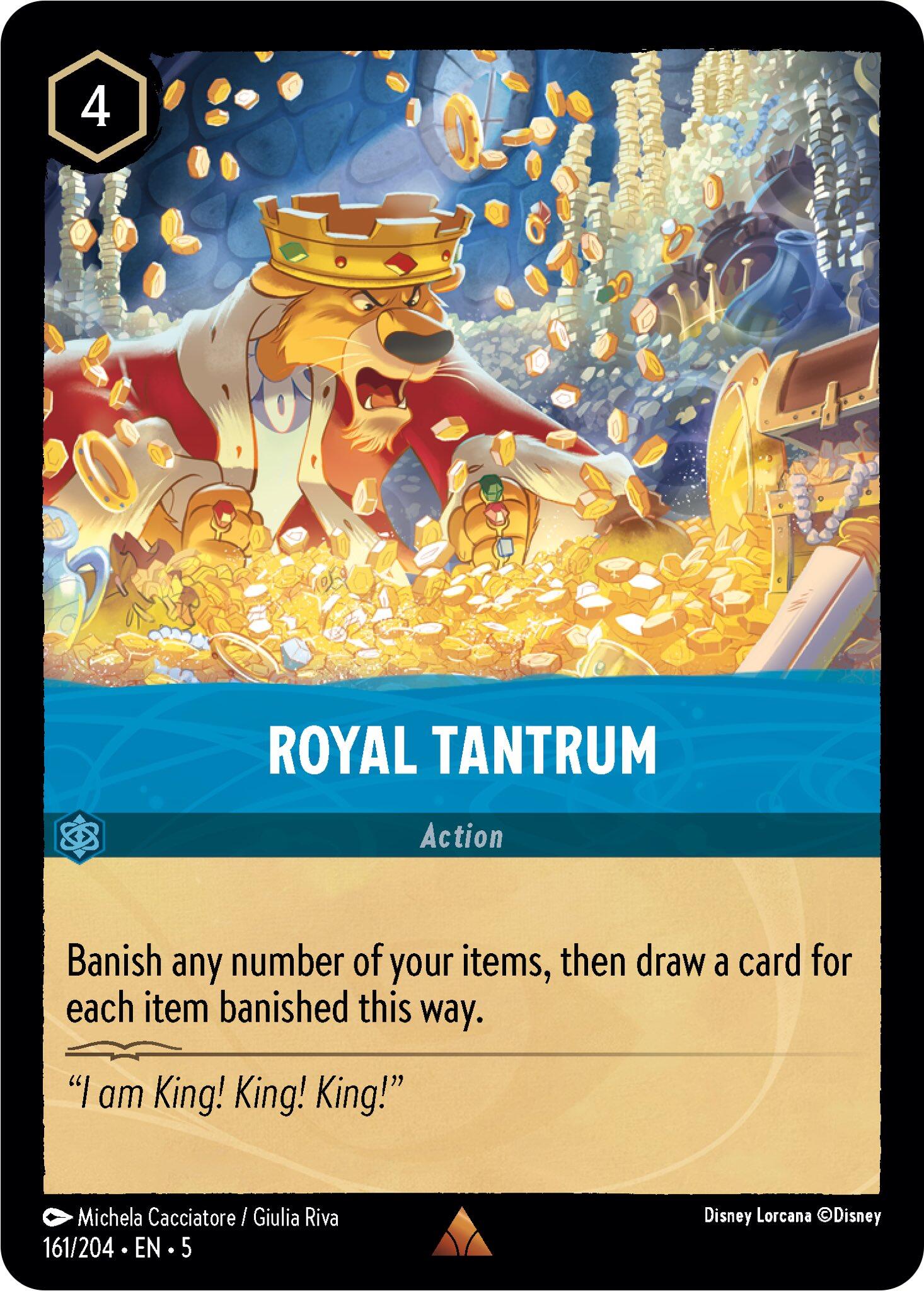 Royal Tantrum (161/204) - Shimmering Skies Cold Foil