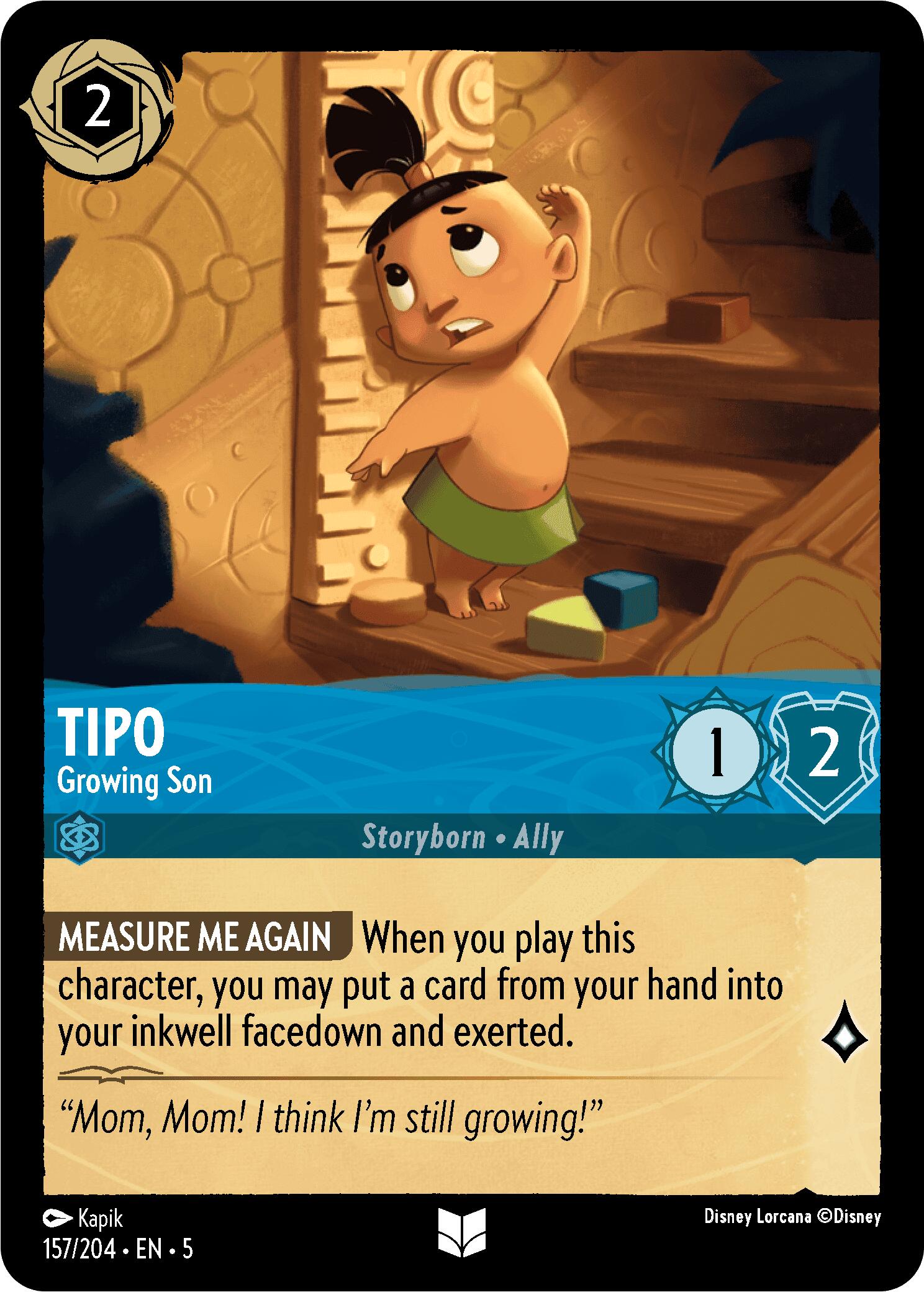 Tipo - Growing Son (157/204) - Shimmering Skies Cold Foil