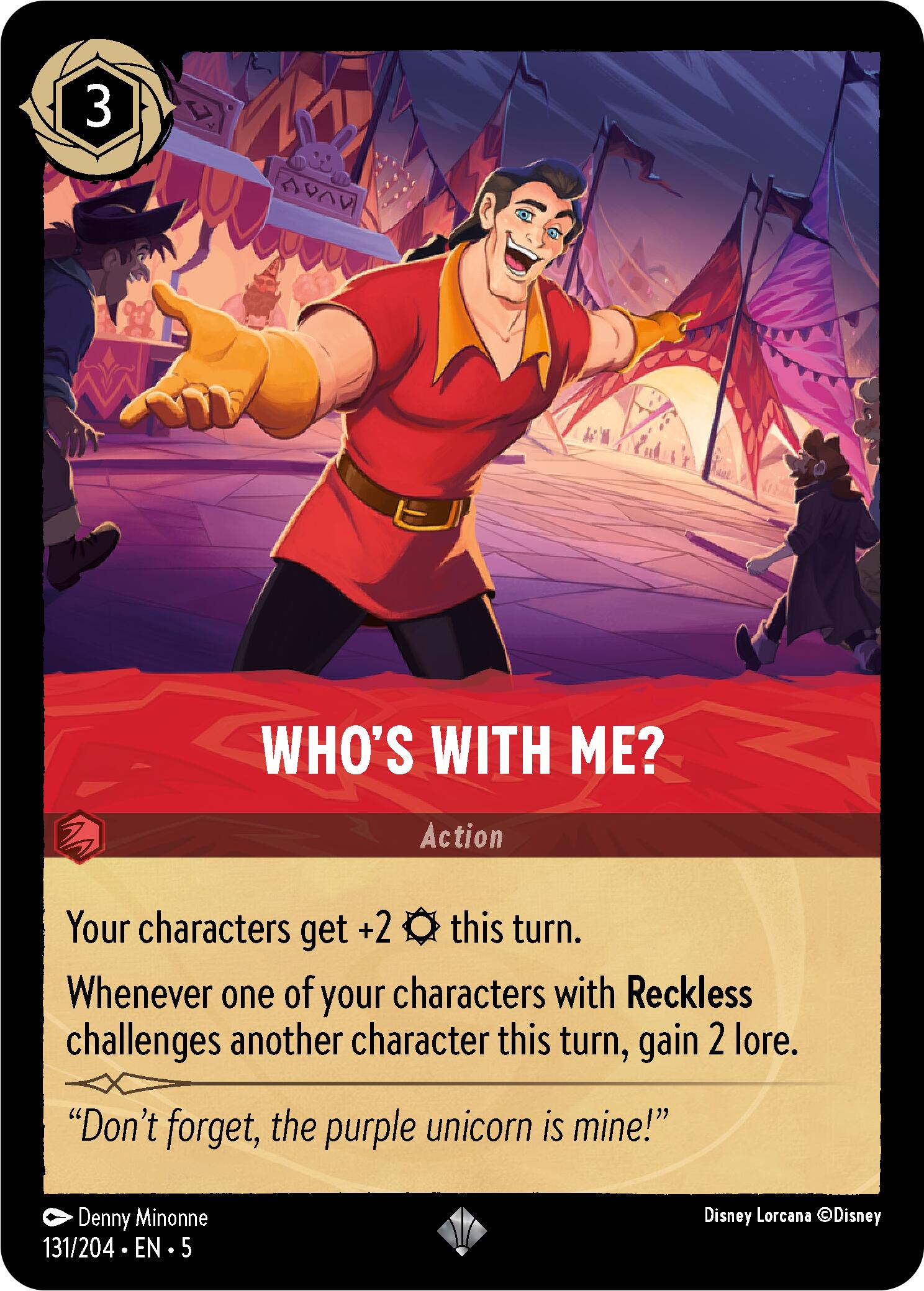 Who's With Me? (131/204) - Shimmering Skies Cold Foil