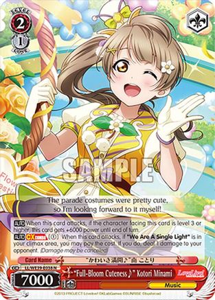 "Full-Bloom Cuteness" Kotori Minami (LL/WE39-E038 N) - Love Live! School Idol Festival Series 10th Anniversary Premium Booster