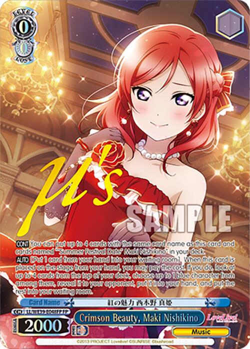 Crimson Beauty, Maki Nishikino (FP) (LL/WE39-E048FP FP) - Love Live! School Idol Festival Series 10th Anniversary Premium Booster