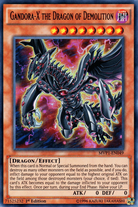 Gandora-X the Dragon of Demolition [MVP1-EN049] Ultra Rare - Josh's Cards