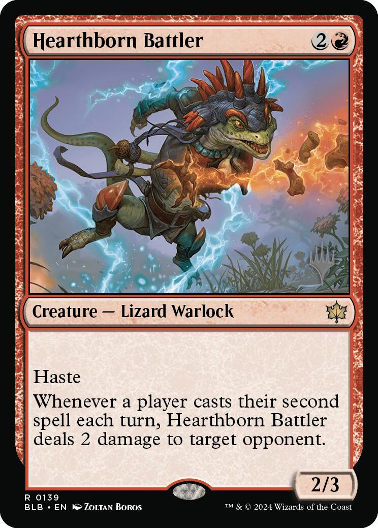 Hearthborn Battler (Promo Pack) [Bloomburrow Promos]