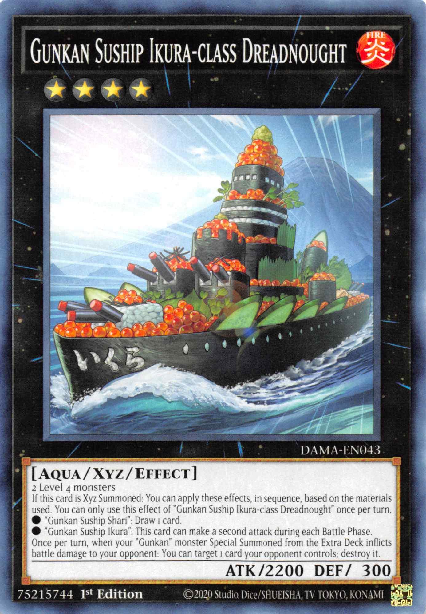 Gunkan Suship Ikura-class Dreadnought [DAMA-EN043] Common - Josh's Cards