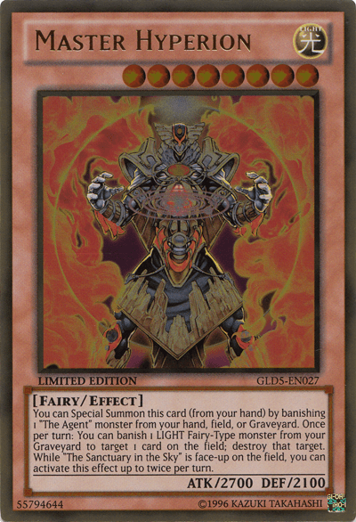 Master Hyperion [GLD5-EN027] Gold Rare - Josh's Cards
