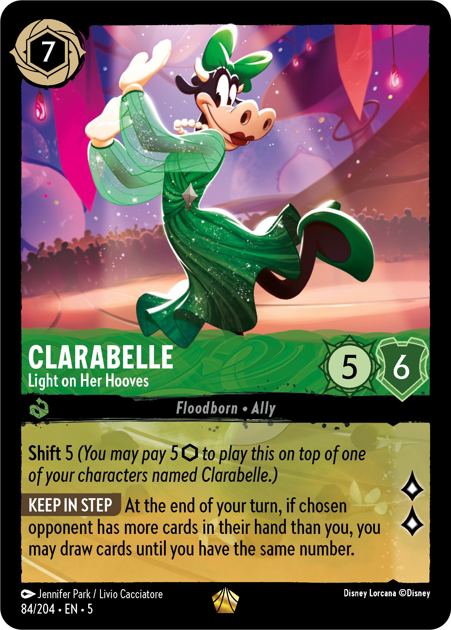 Clarabelle - Light on Her Hooves (84/204) - Shimmering Skies Cold Foil