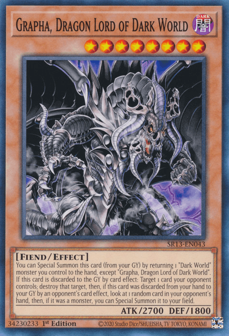Grapha, Dragon Lord of Dark World [SR13-EN043] Common - Josh's Cards