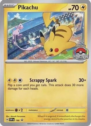 Pikachu - 190 [190] (SV: Scarlet & Violet Promo Cards)