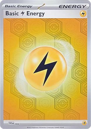 Basic Lightning Energy [4] (SV: Shrouded Fable) Reverse Holofoil