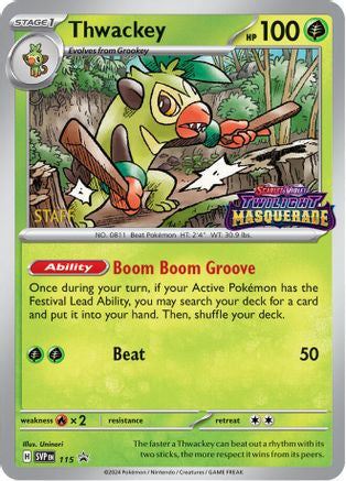 Thwackey 115 - SV Scarlet & Violet Promo Cards - Holofoil