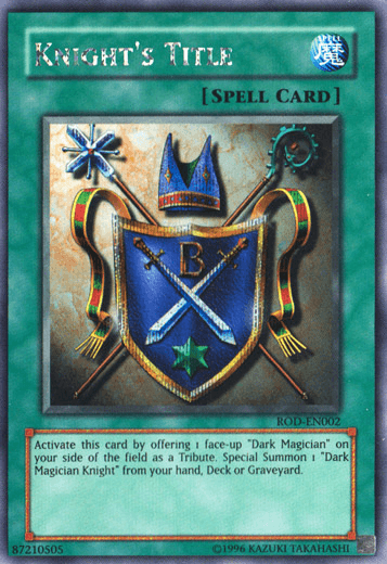 Knight's Title (Reshef of Destruction) [ROD-EN002] Secret Rare - Josh's Cards