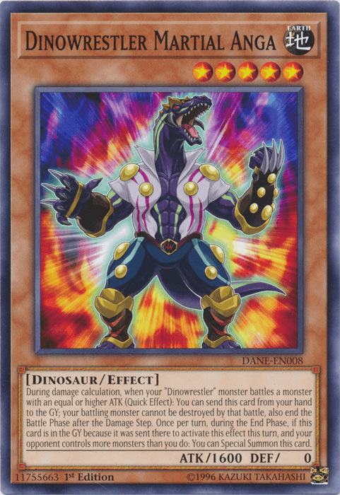 Dinowrestler Martial Anga [DANE-EN008] Common - Josh's Cards