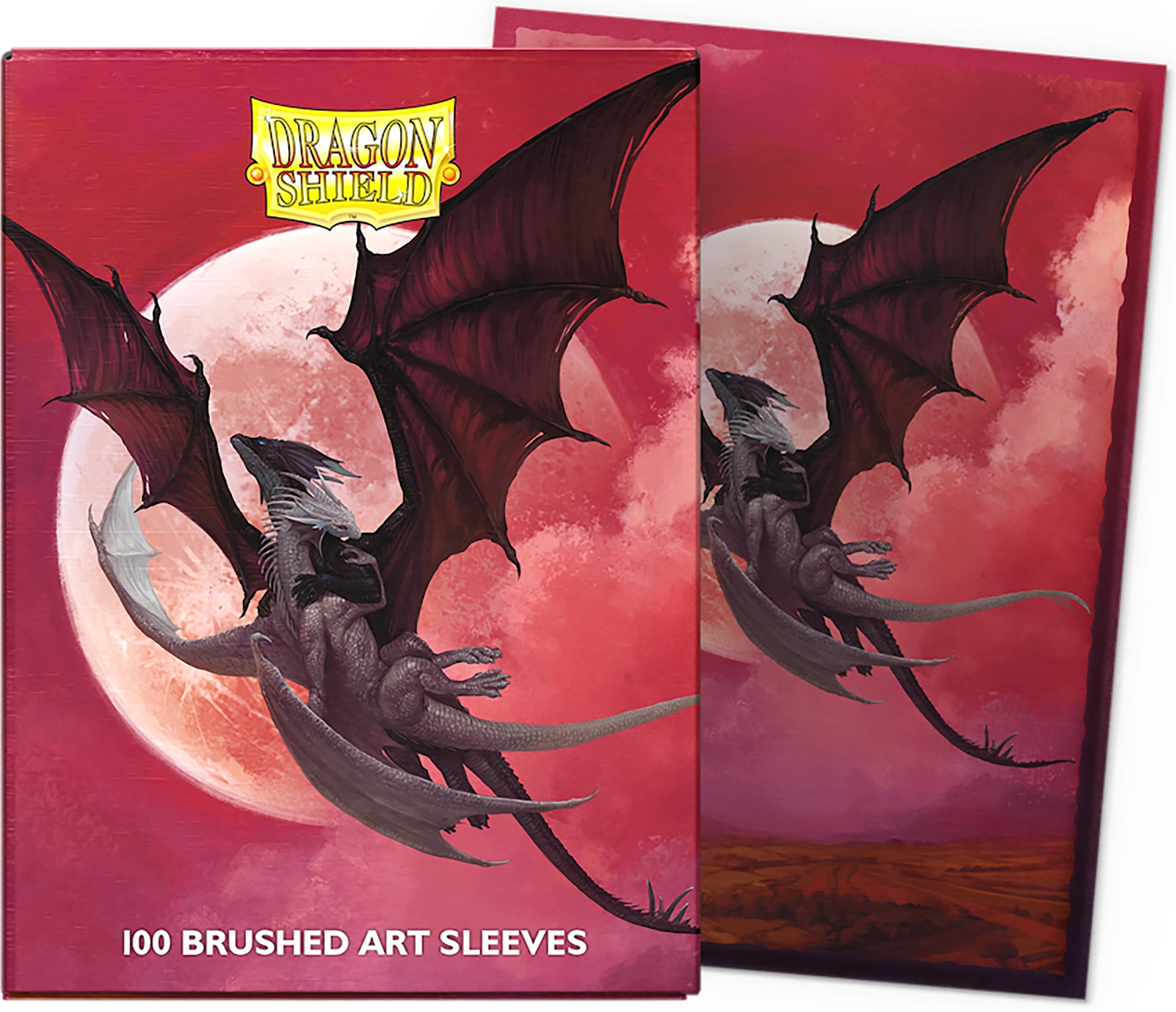 Dragon Shield Brushed Art Sleeves Valentines 2024 100 Pack