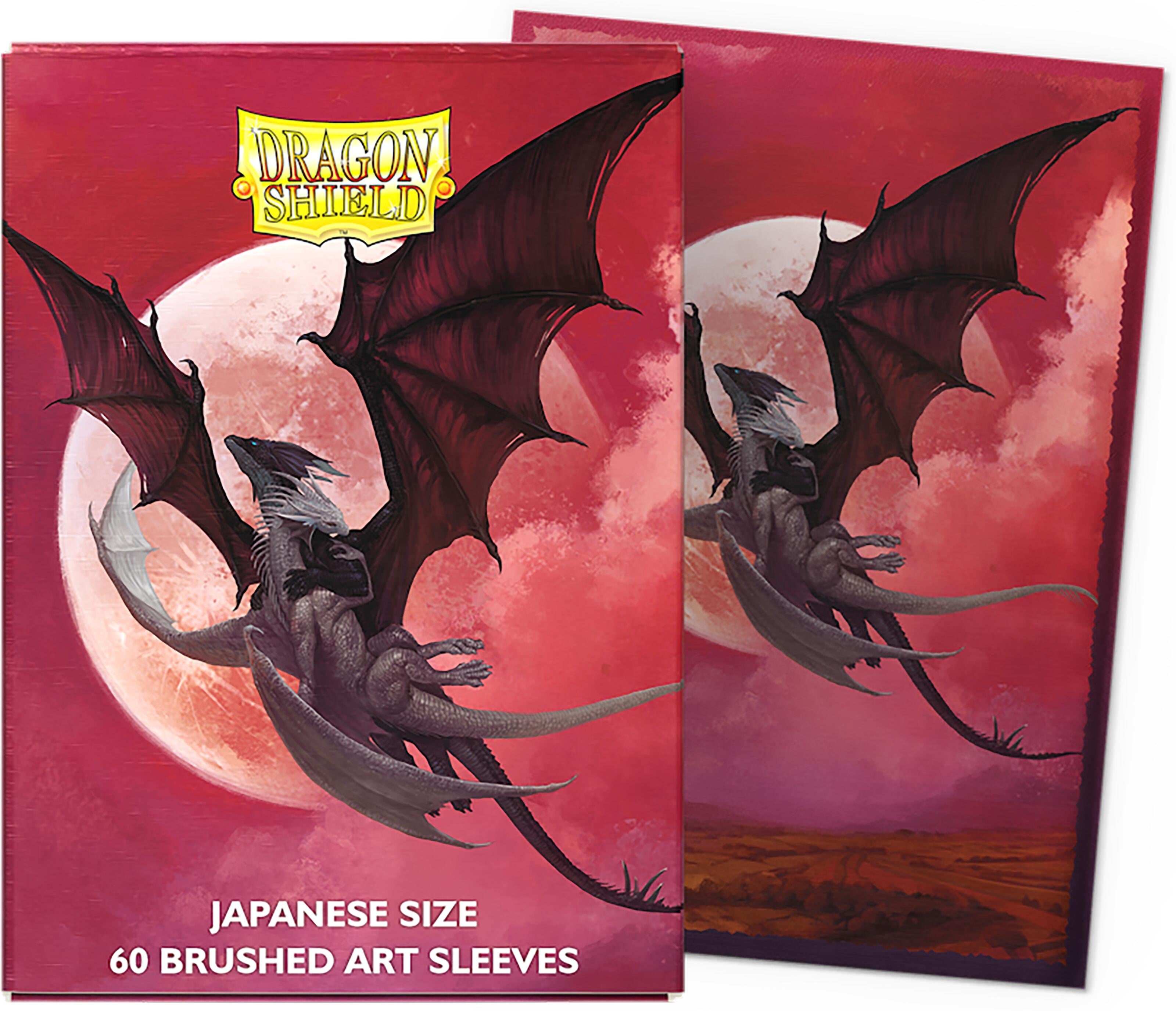 Dragon Shield Brushed Art Japanese Sleeves Valentines 2024 60 Pack