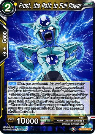 Frost, the Path to Full Power (BT7-087) [Assault of the Saiyans] Parallel Foil