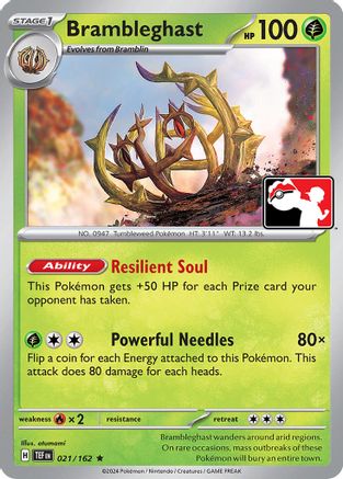 Brambleghast 021/162 - Prize Pack Series Cards