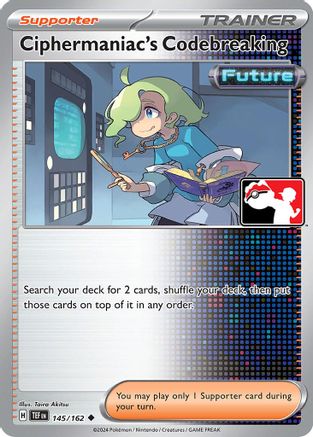 Ciphermaniac's Codebreaking 145/162 - Prize Pack Series Cards