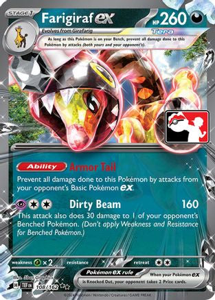 Farigiraf ex 108/162 - Prize Pack Series Cards Holofoil