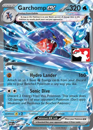 Garchomp ex [38] (Prize Pack Series Cards) Holofoil