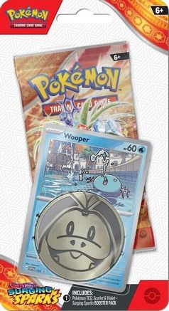 Pokemon: Surging Sparks Single Pack Blister [Wooper]