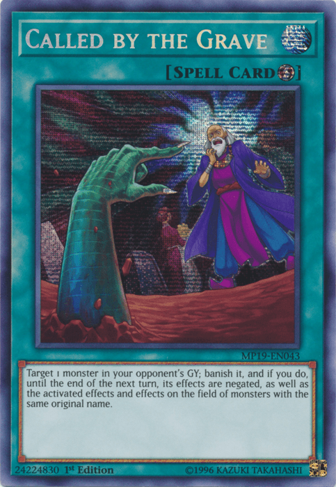 Called by the Grave [MP19-EN043] Prismatic Secret Rare - Josh's Cards
