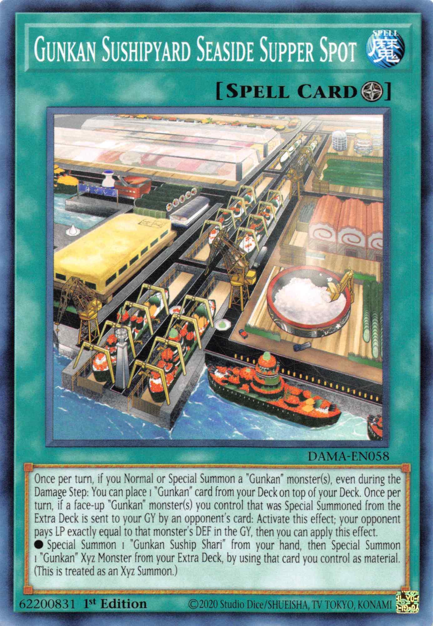 Gunkan Sushipyard Seaside Supper Spot [DAMA-EN058] Common - Josh's Cards