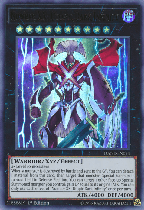 Number XX: Utopic Dark Infinity [DANE-EN093] Ultra Rare - Josh's Cards