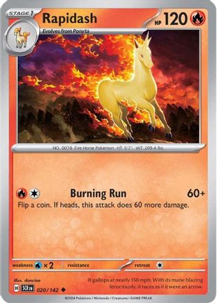 Rapidash [20] (SV07: Stellar Crown)