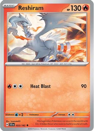 Reshiram [22] (SV07: Stellar Crown)