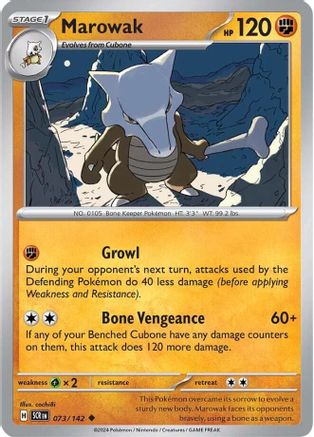 Marowak 073/142 - SV07 Stellar Crown