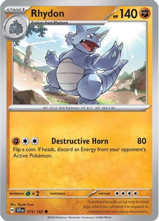 Rhydon [75] (SV07: Stellar Crown)