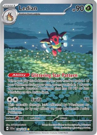 Ledian 144/142 - SV07 Stellar Crown Holofoil