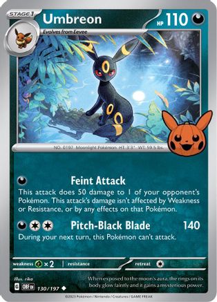 Umbreon [130] (Trick or Trade BOOster Bundle 2024)