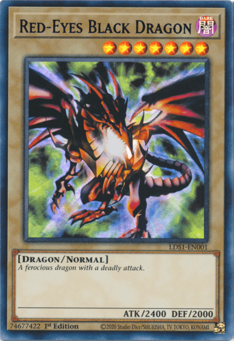 Red-Eyes Black Dragon (Purple) [LDS1-EN001] Ultra Rare - Josh's Cards