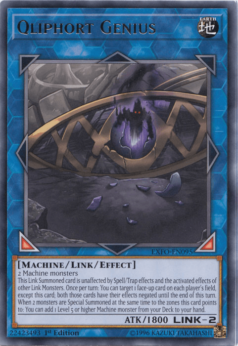 Qliphort Genius [EXFO-EN095] Rare - Josh's Cards