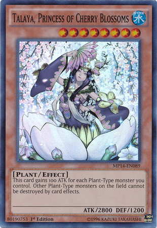 Talaya, Princess of Cherry Blossoms [MP14-EN089] Super Rare - Josh's Cards