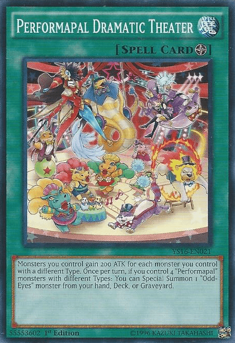 Performapal Dramatic Theater [YS16-EN021] Common - Josh's Cards
