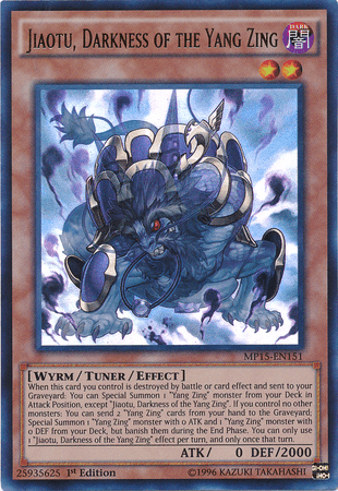 Jiaotu, Darkness of the Yang Zing [MP15-EN151] Ultra Rare - Josh's Cards