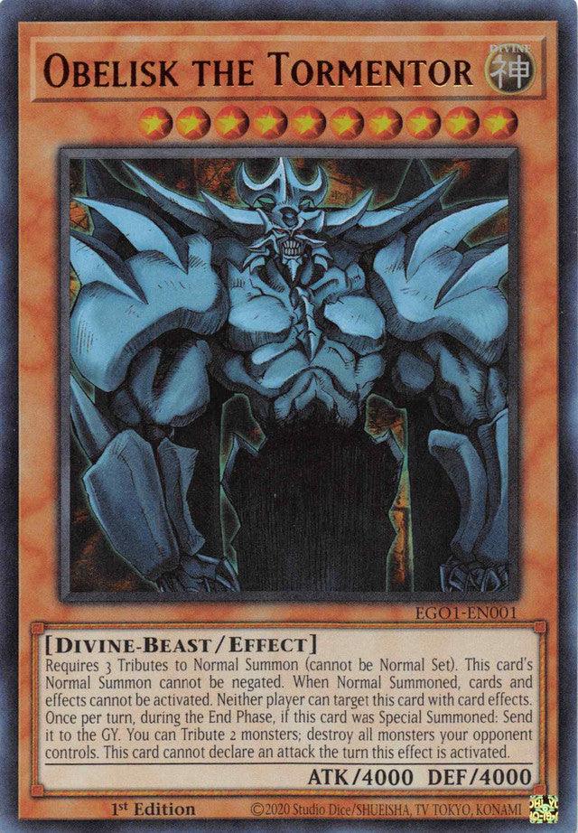 Obelisk the Tormentor [EGO1-EN001] Ultra Rare - Josh's Cards